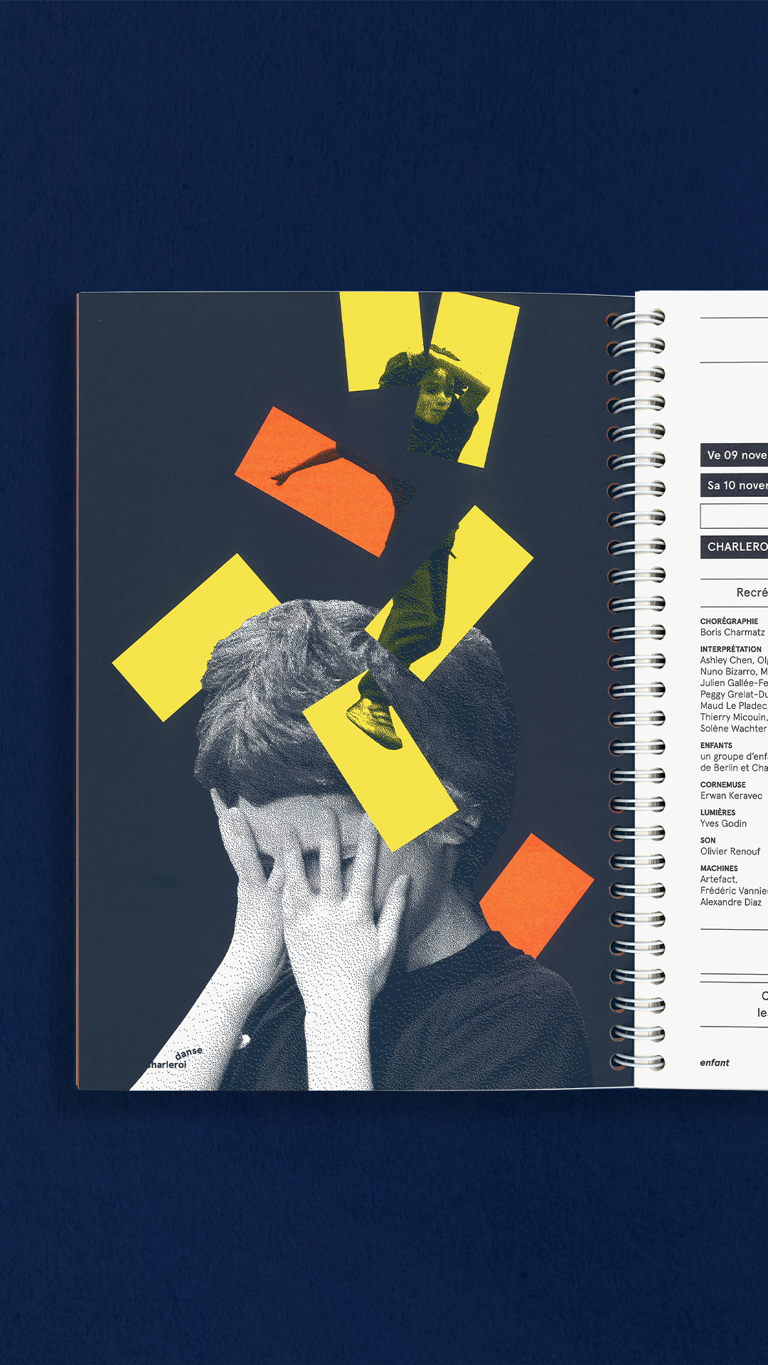 Charleroi danse —Program GR20 design graphique signaletique paris branding graphic fashion food drinks culture luxury architecture