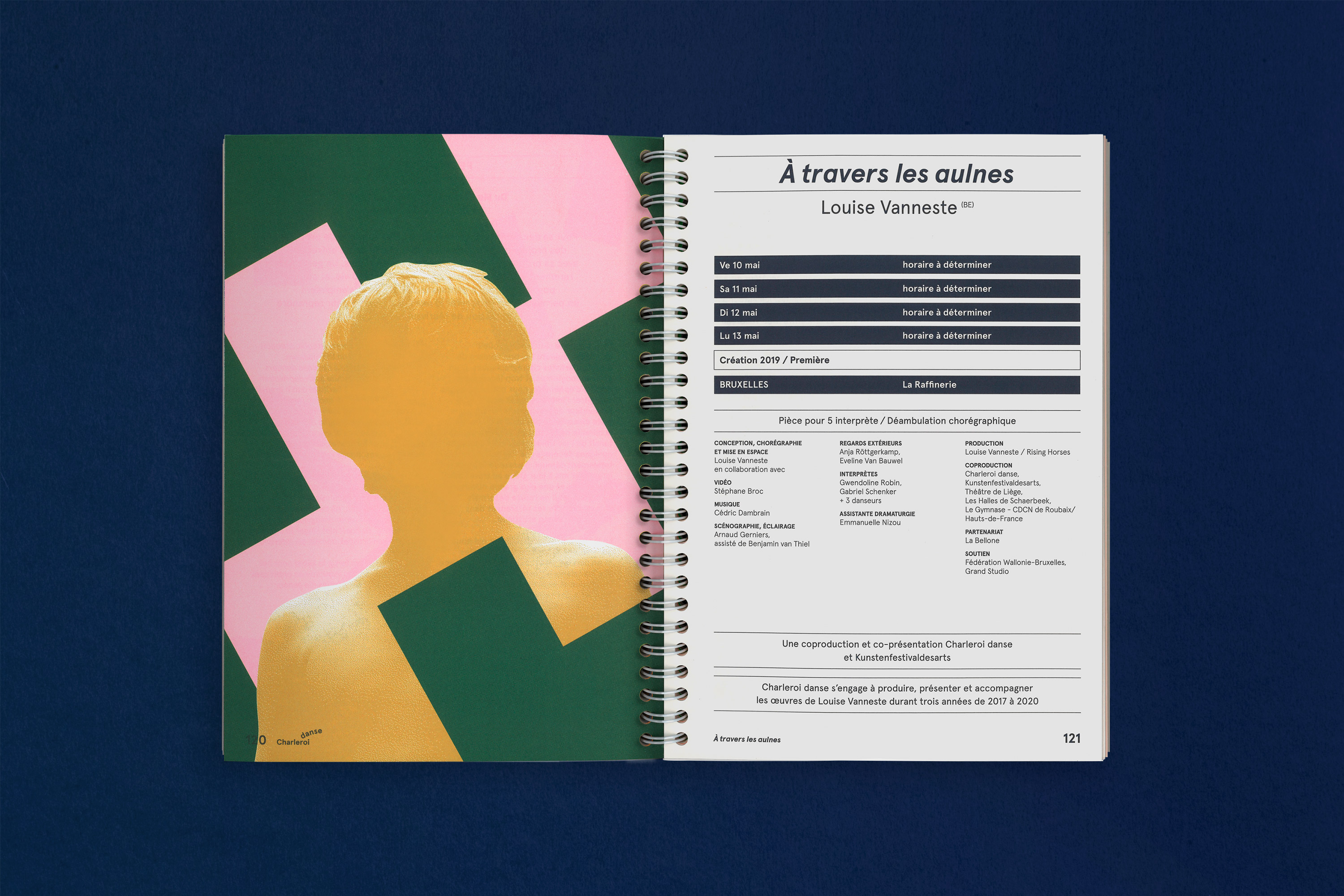 Charleroi danse —Program GR20 design graphique signaletique paris branding graphic fashion food drinks culture luxury architecture