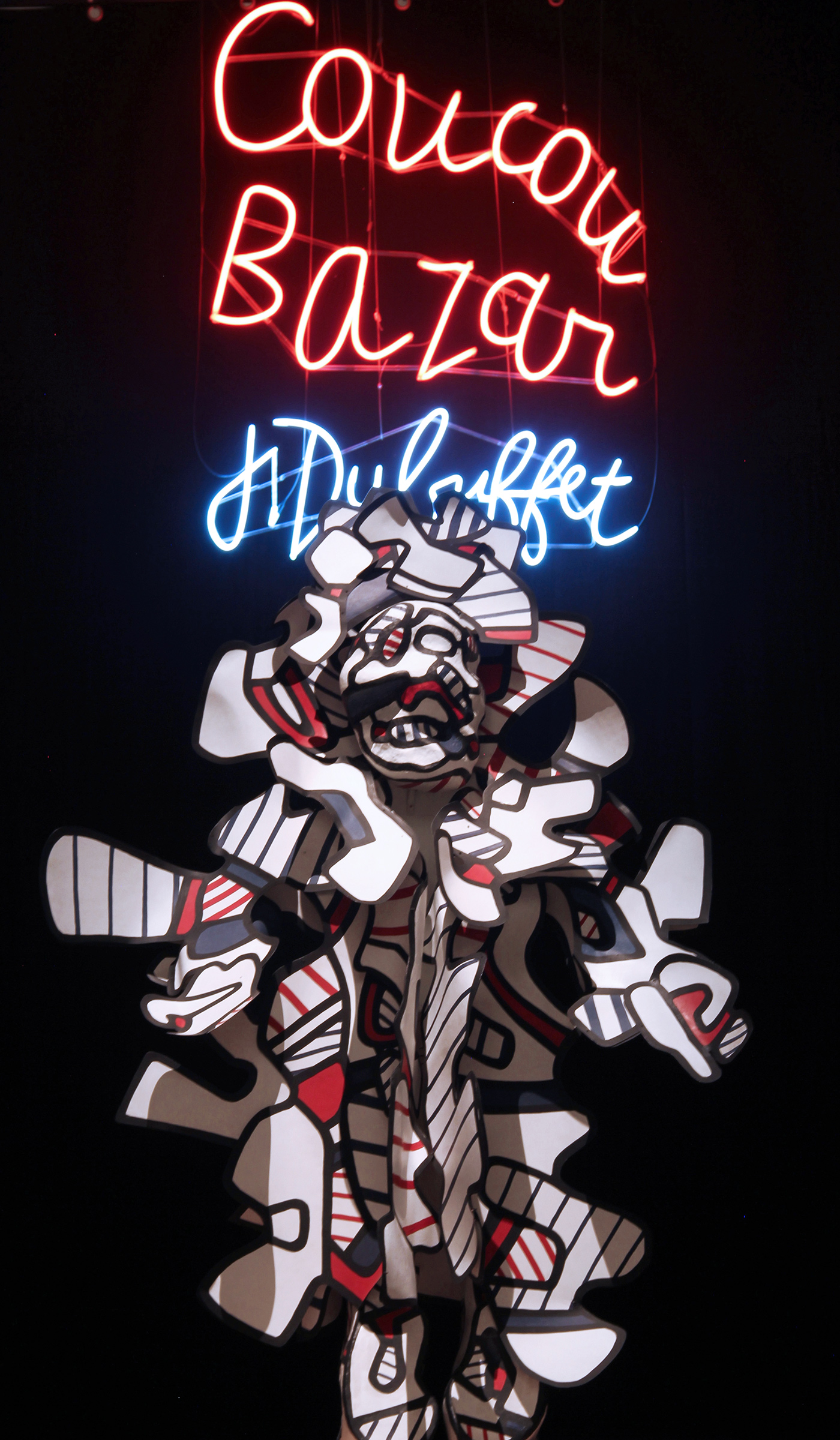 Dubuffet, Coucou Bazar GR20 design graphique signaletique paris branding graphic fashion food drinks culture luxury architecture