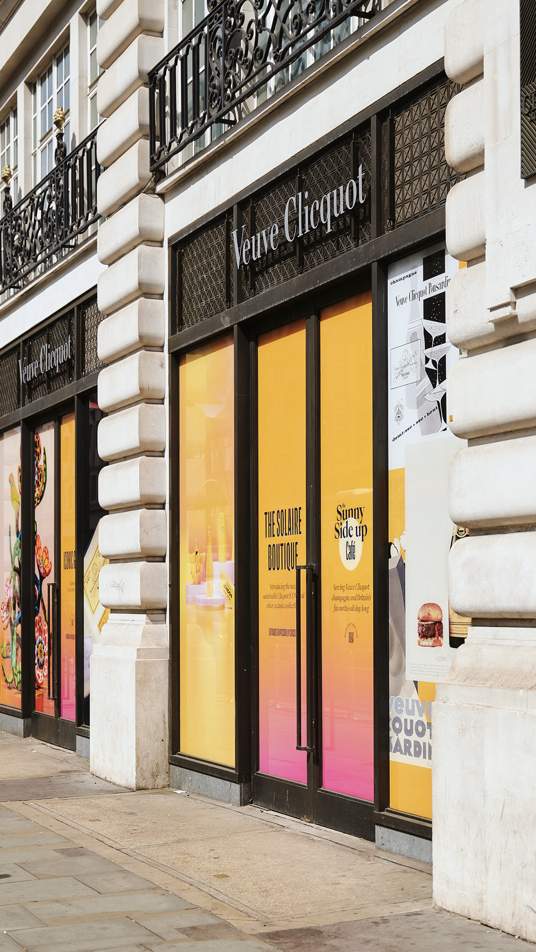 Veuve Clicquot, 250 years —London GR20 design graphique signaletique paris branding graphic fashion food drinks culture luxury architecture