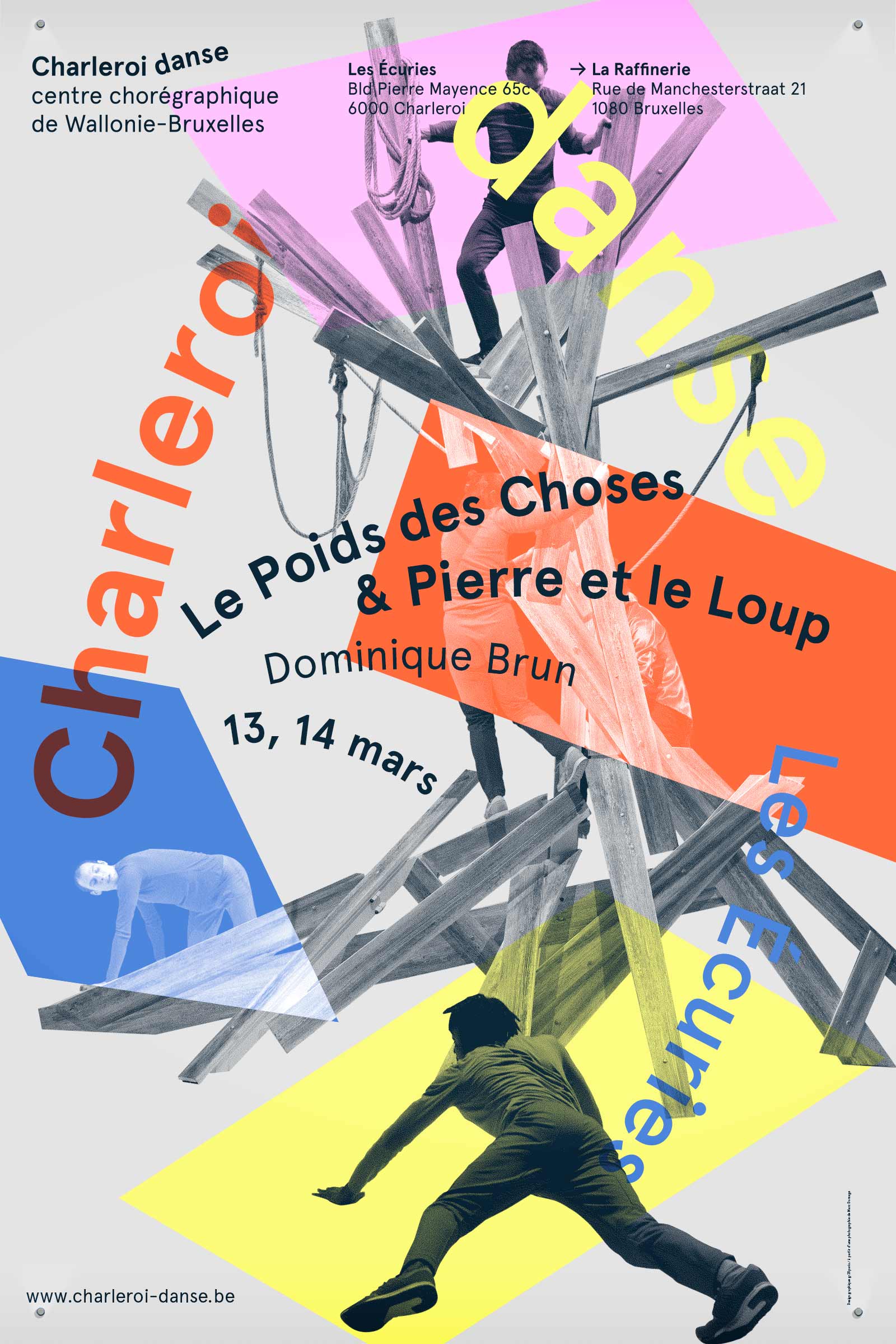 Charleroi Danse —display GR20 design graphique signaletique paris branding graphic fashion food drinks culture luxury architecture
