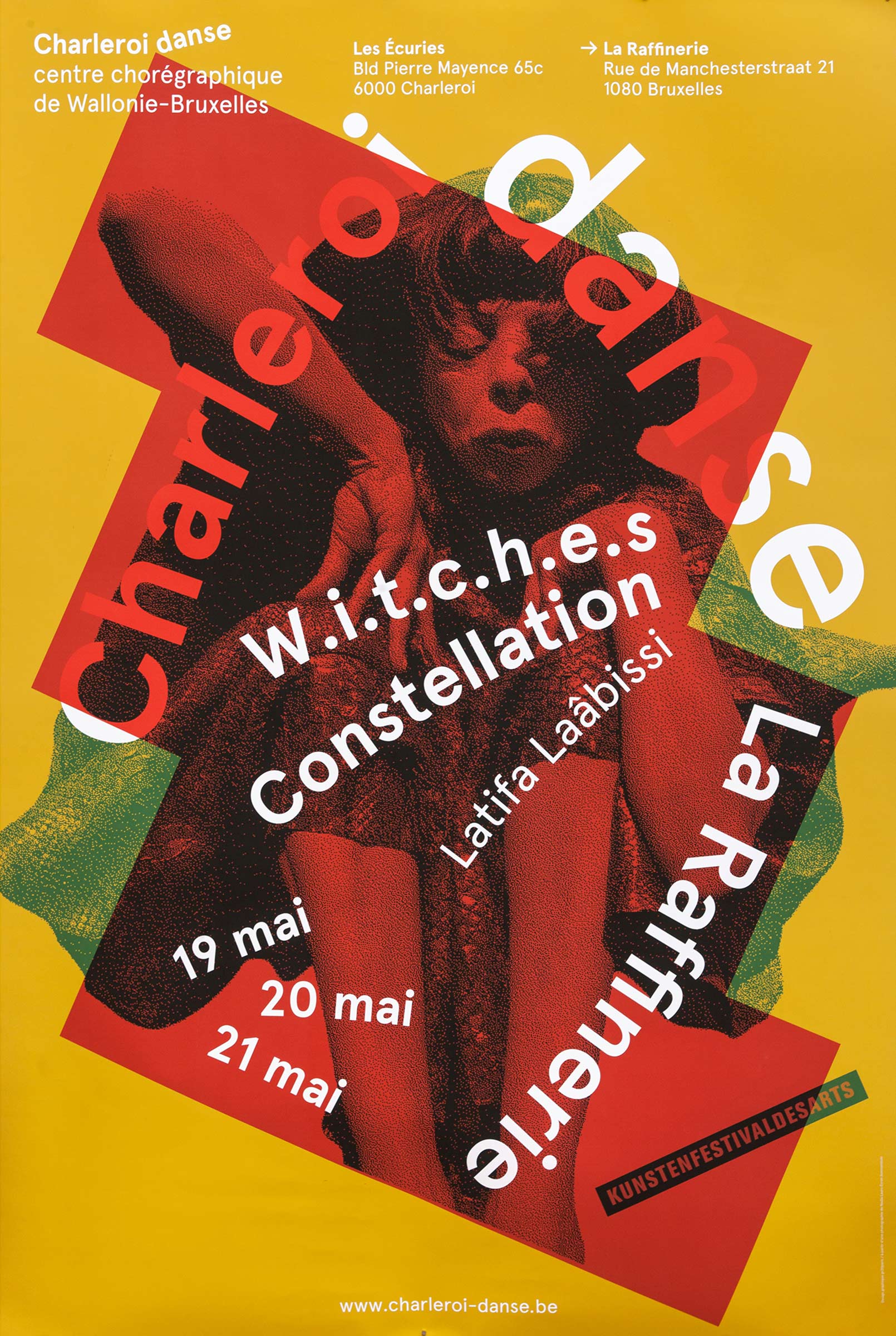 Charleroi Danse —display GR20 design graphique signaletique paris branding graphic fashion food drinks culture luxury architecture