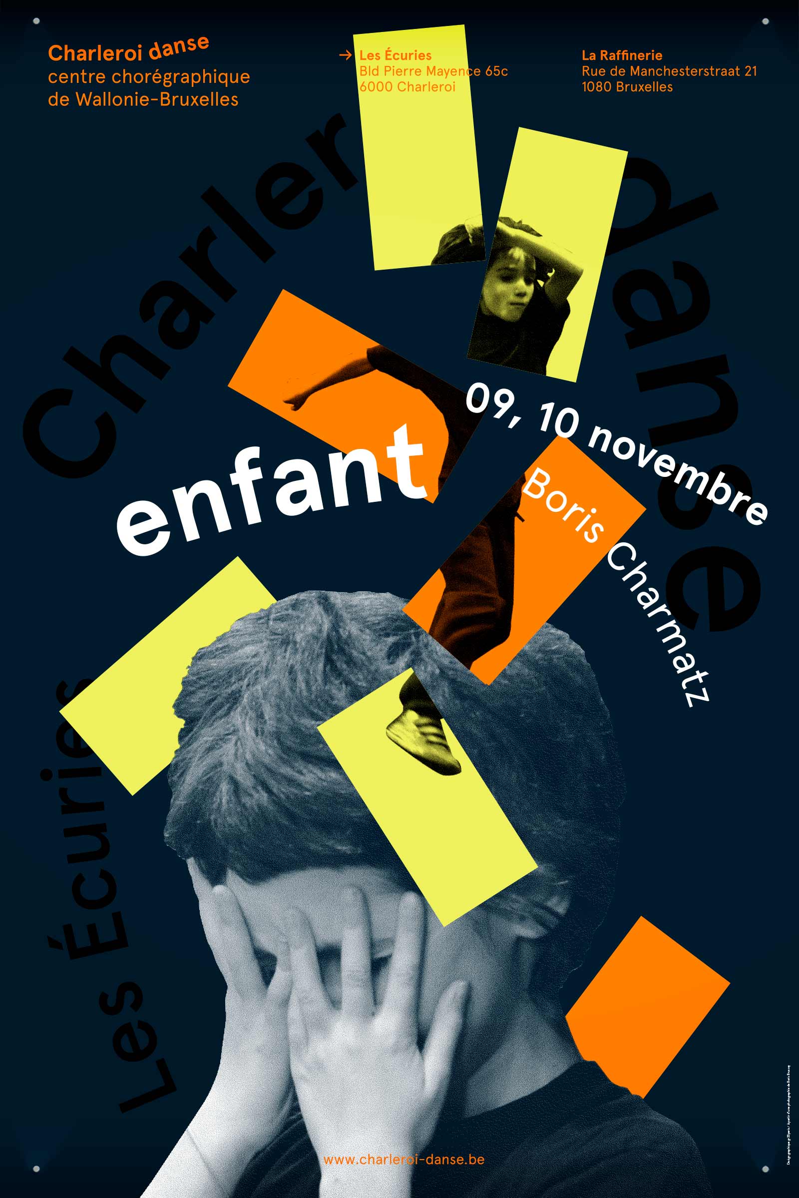 Charleroi Danse —display GR20 design graphique signaletique paris branding graphic fashion food drinks culture luxury architecture