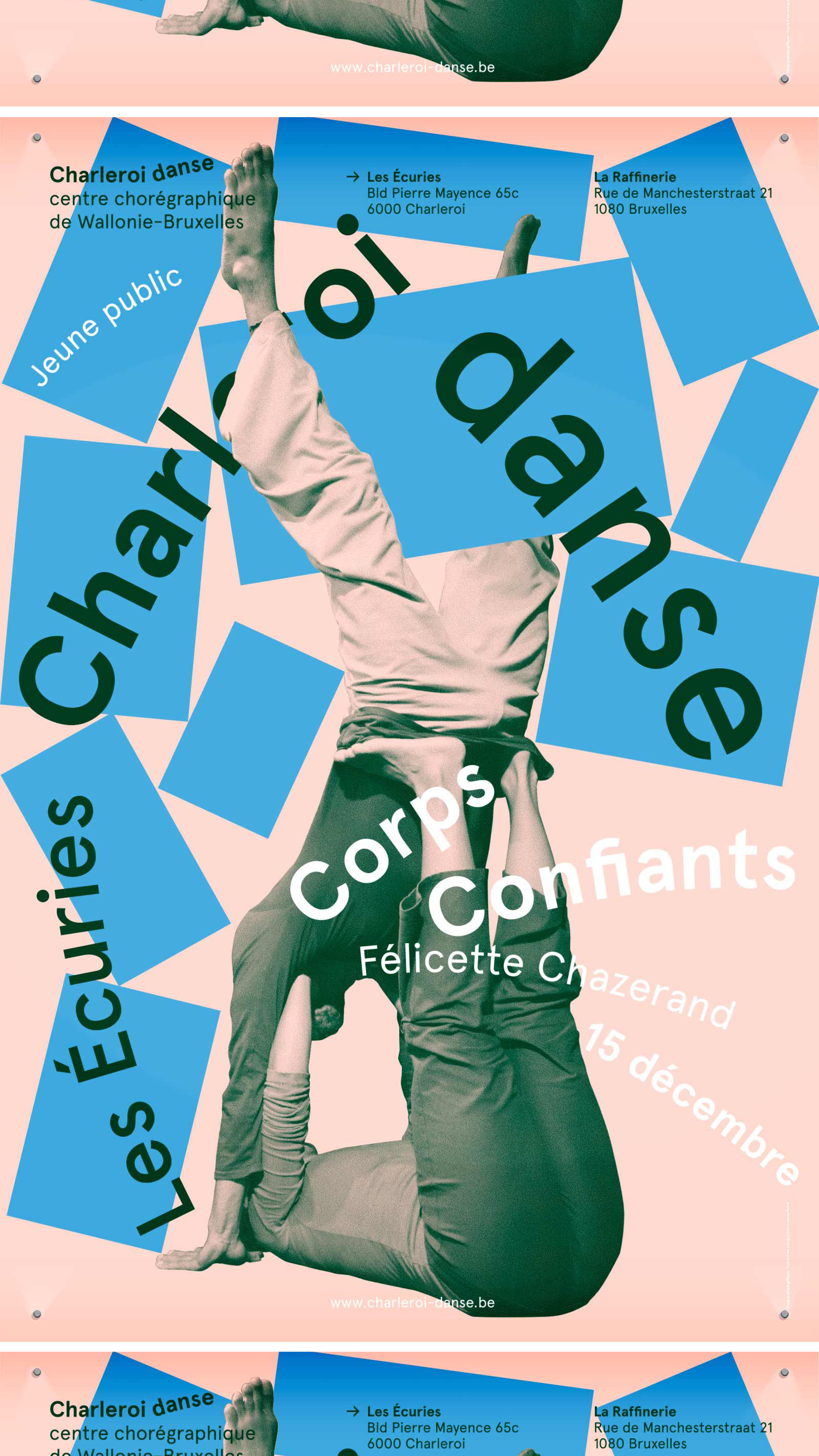 Charleroi Danse —display GR20 design graphique signaletique paris branding graphic fashion food drinks culture luxury architecture