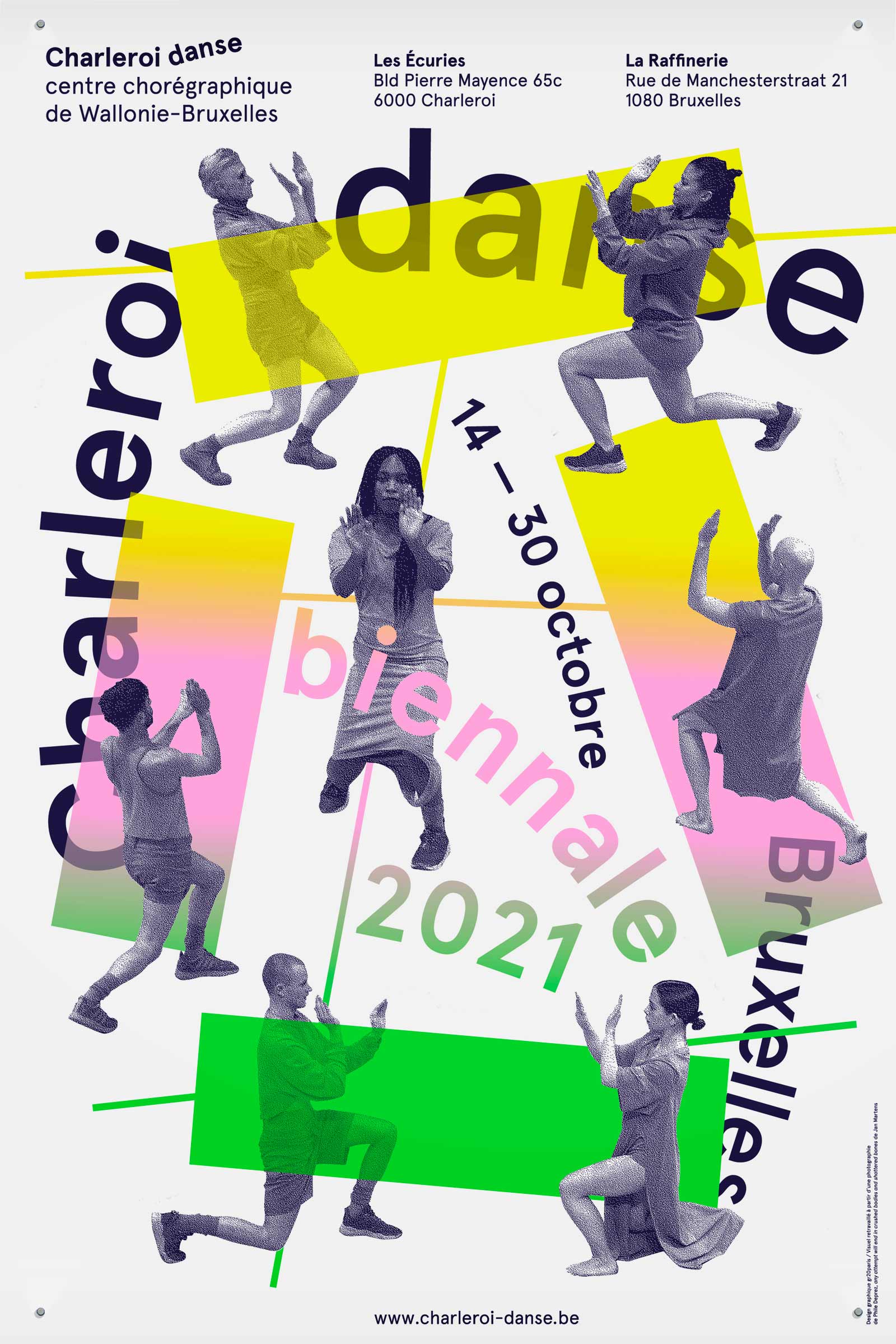Charleroi Danse —display GR20 design graphique signaletique paris branding graphic fashion food drinks culture luxury architecture