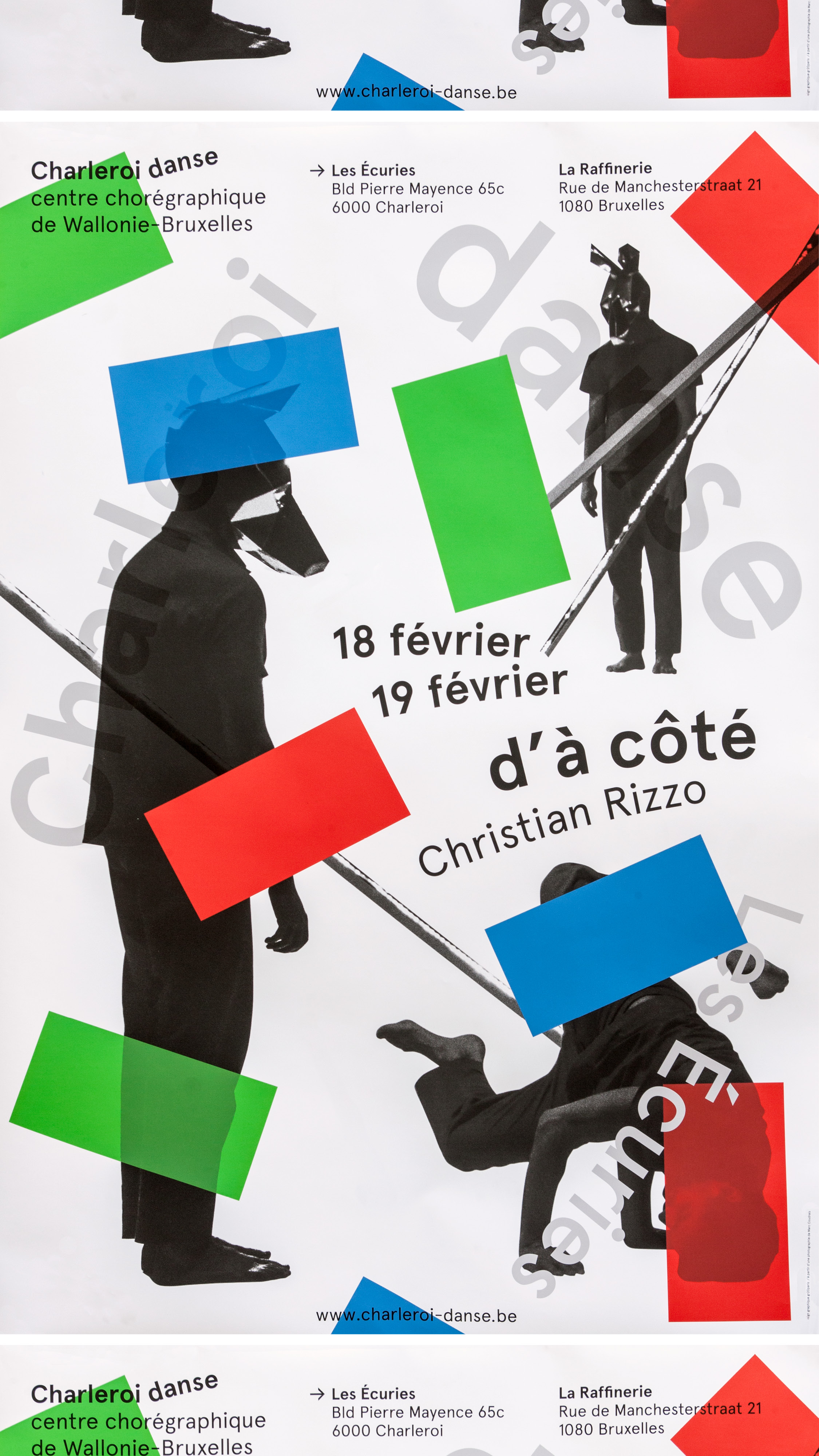 Charleroi Danse —display GR20 design graphique signaletique paris branding graphic fashion food drinks culture luxury architecture