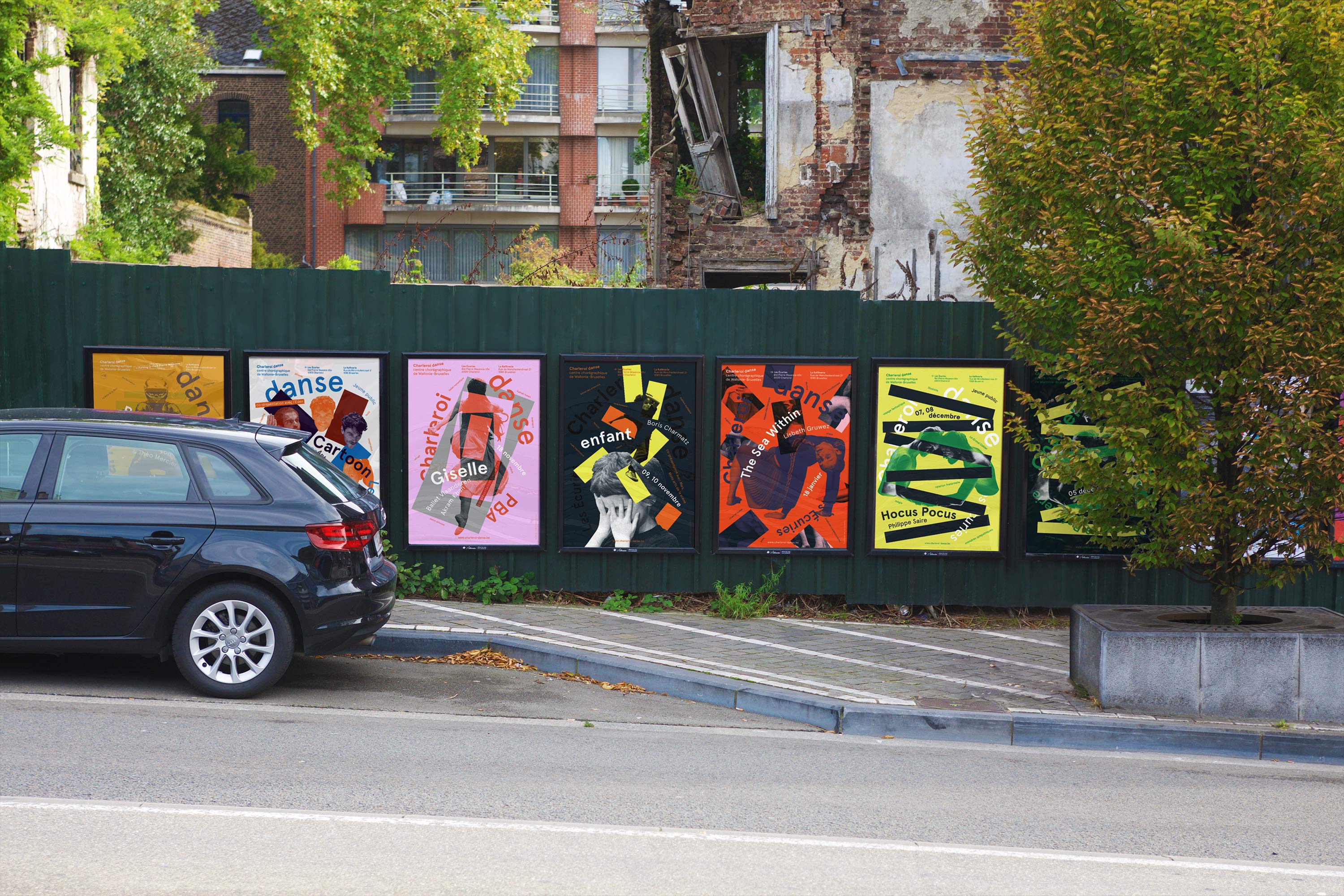 Charleroi Danse —display GR20 design graphique signaletique paris branding graphic fashion food drinks culture luxury architecture