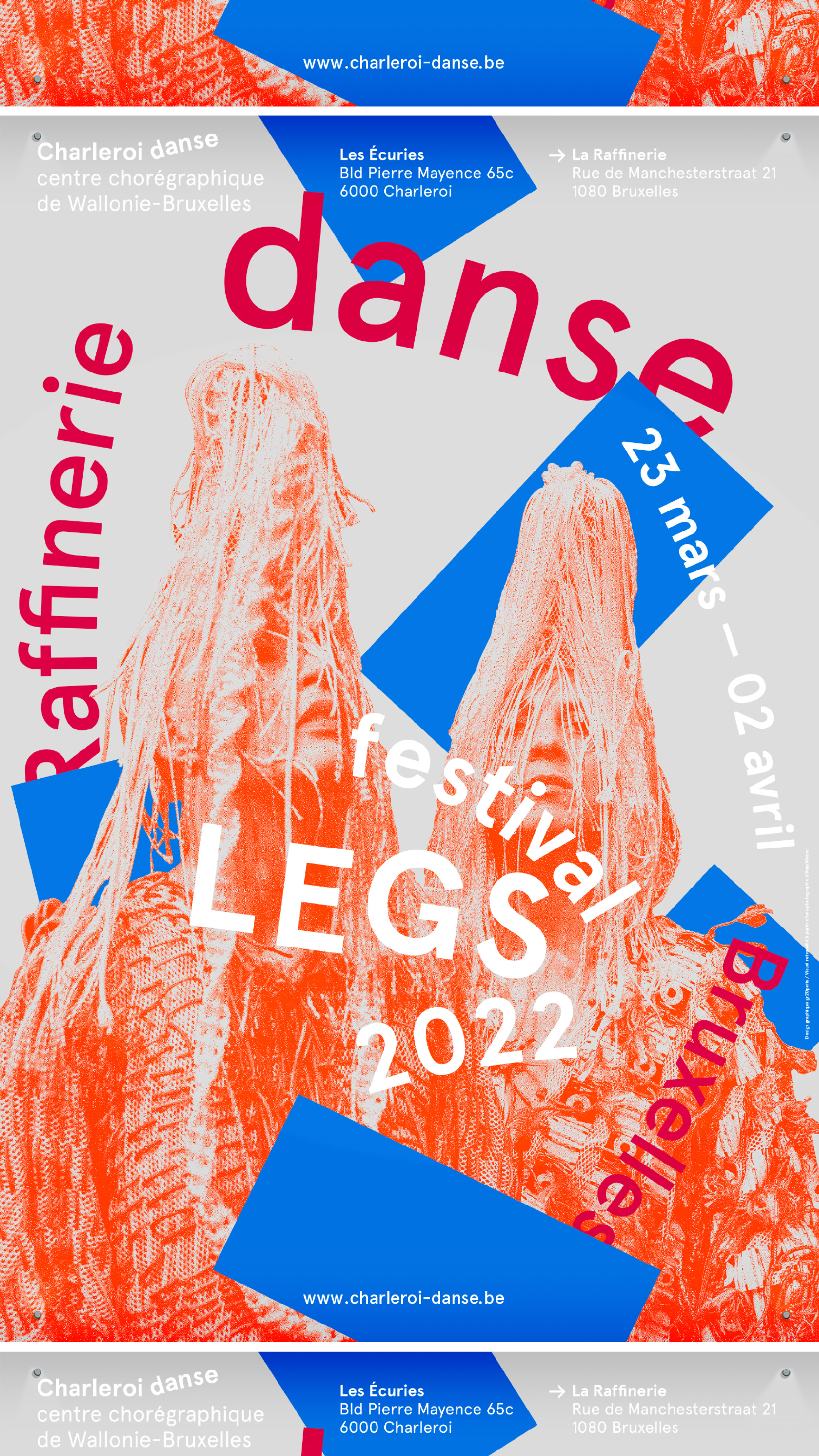 Charleroi Danse —display GR20 design graphique signaletique paris branding graphic fashion food drinks culture luxury architecture