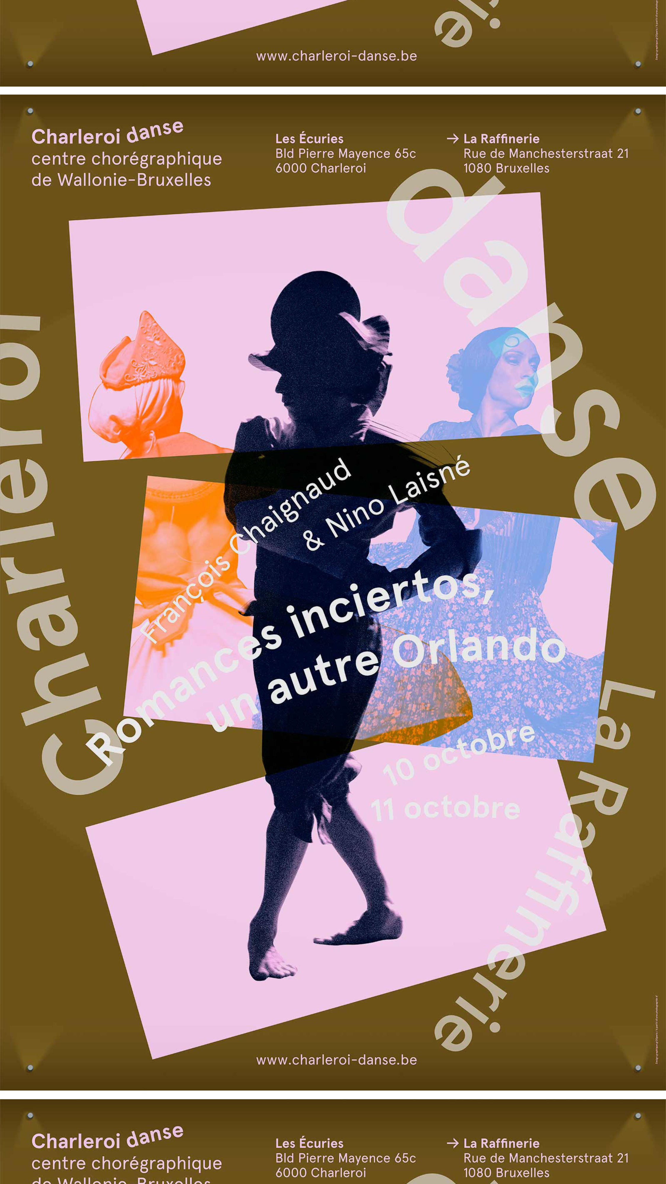 Charleroi Danse —display GR20 design graphique signaletique paris branding graphic fashion food drinks culture luxury architecture