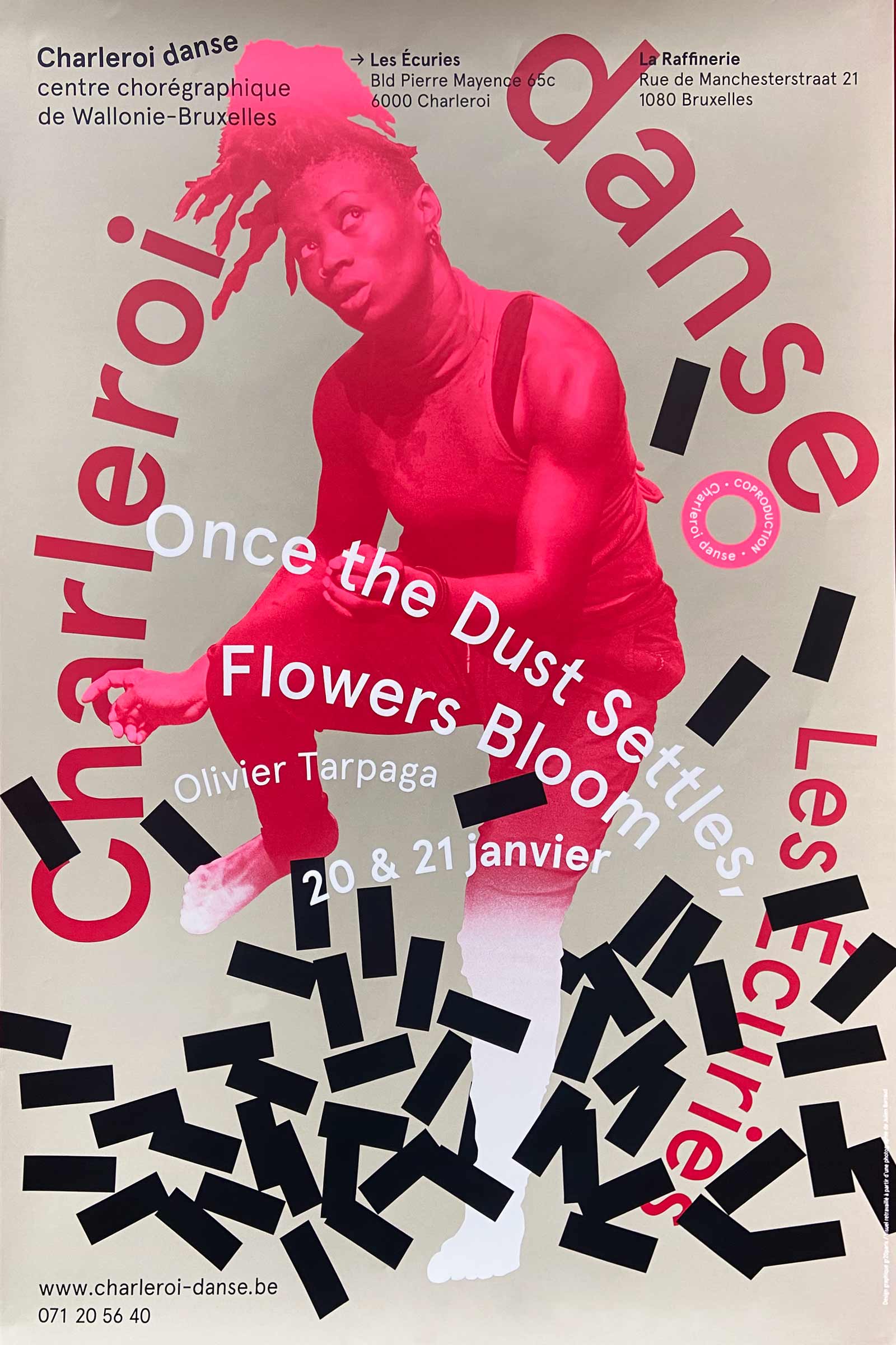 Charleroi Danse —display GR20 design graphique signaletique paris branding graphic fashion food drinks culture luxury architecture