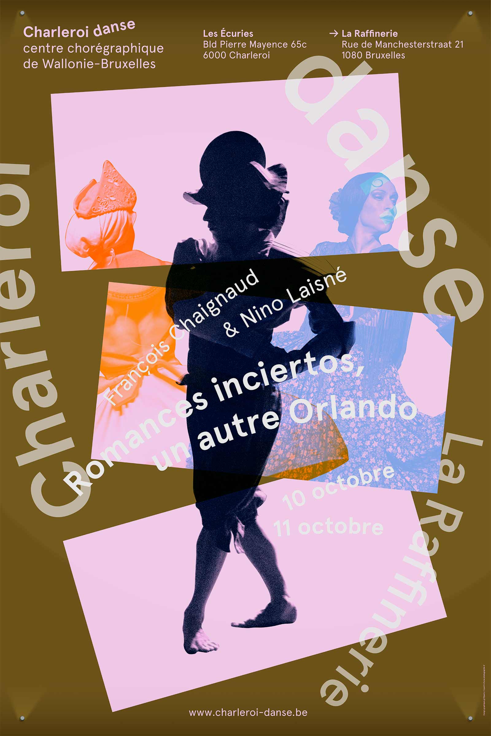 Charleroi Danse —display GR20 design graphique signaletique paris branding graphic fashion food drinks culture luxury architecture