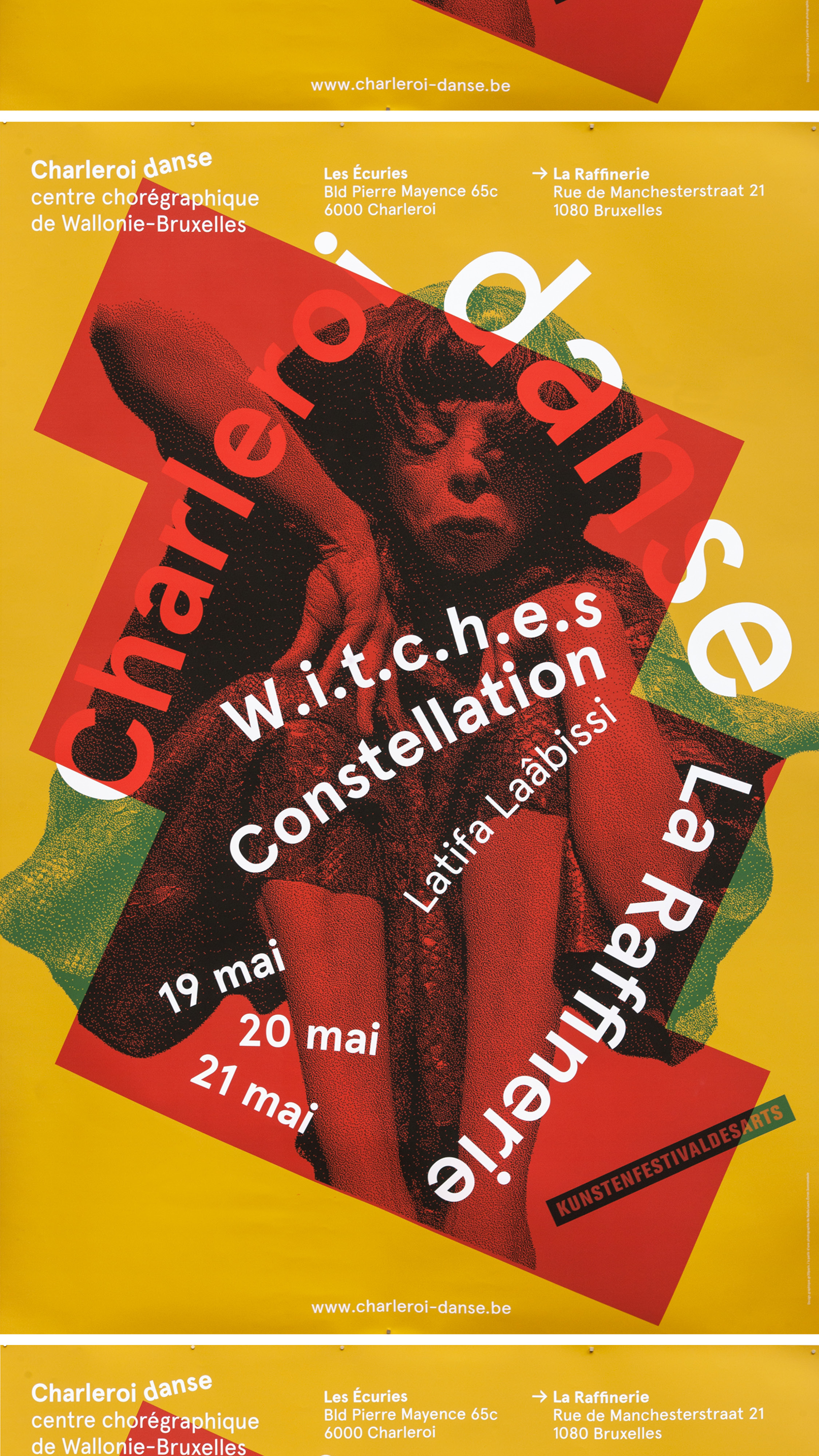 Charleroi Danse —display GR20 design graphique signaletique paris branding graphic fashion food drinks culture luxury architecture