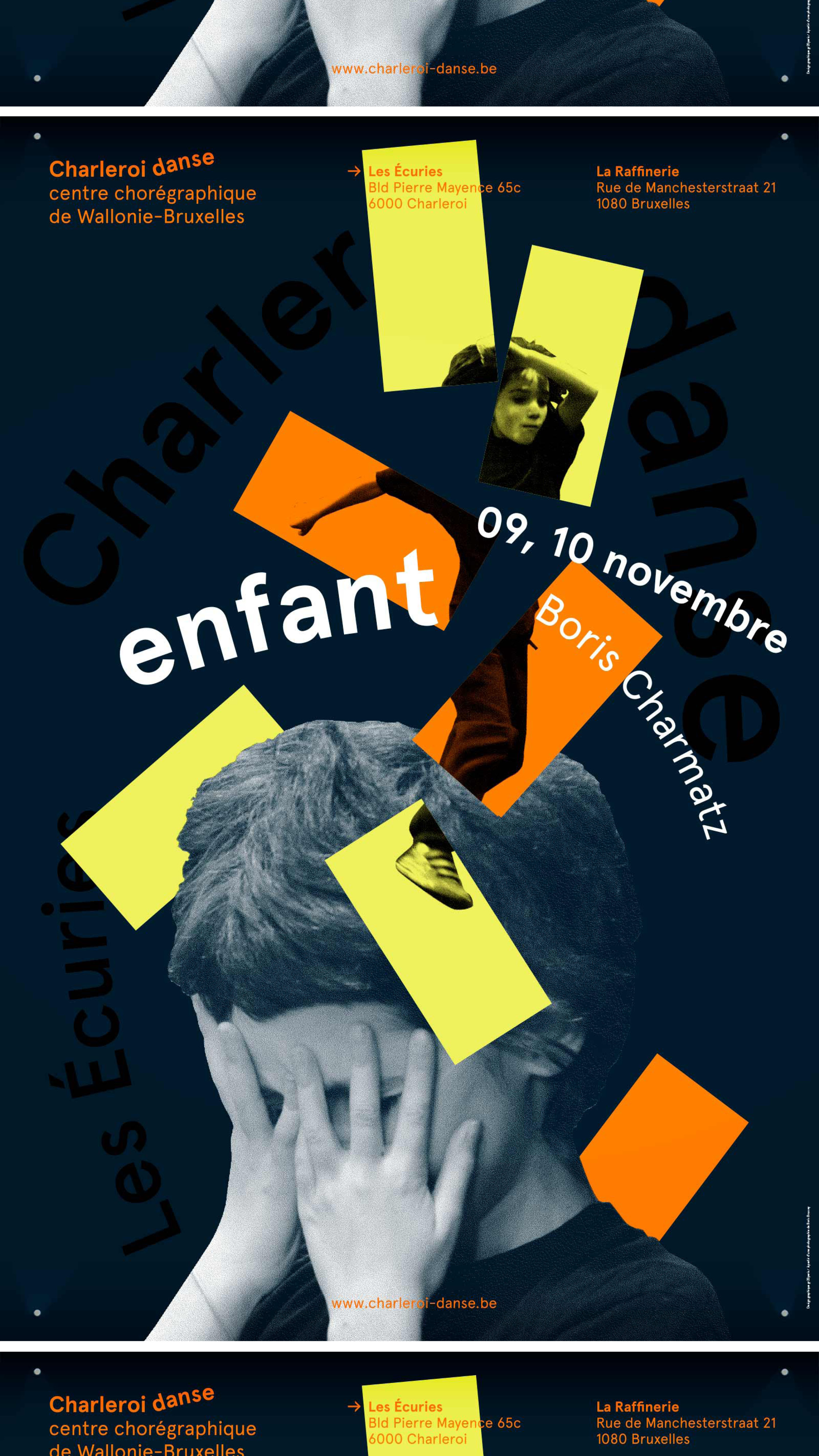Charleroi Danse —display GR20 design graphique signaletique paris branding graphic fashion food drinks culture luxury architecture