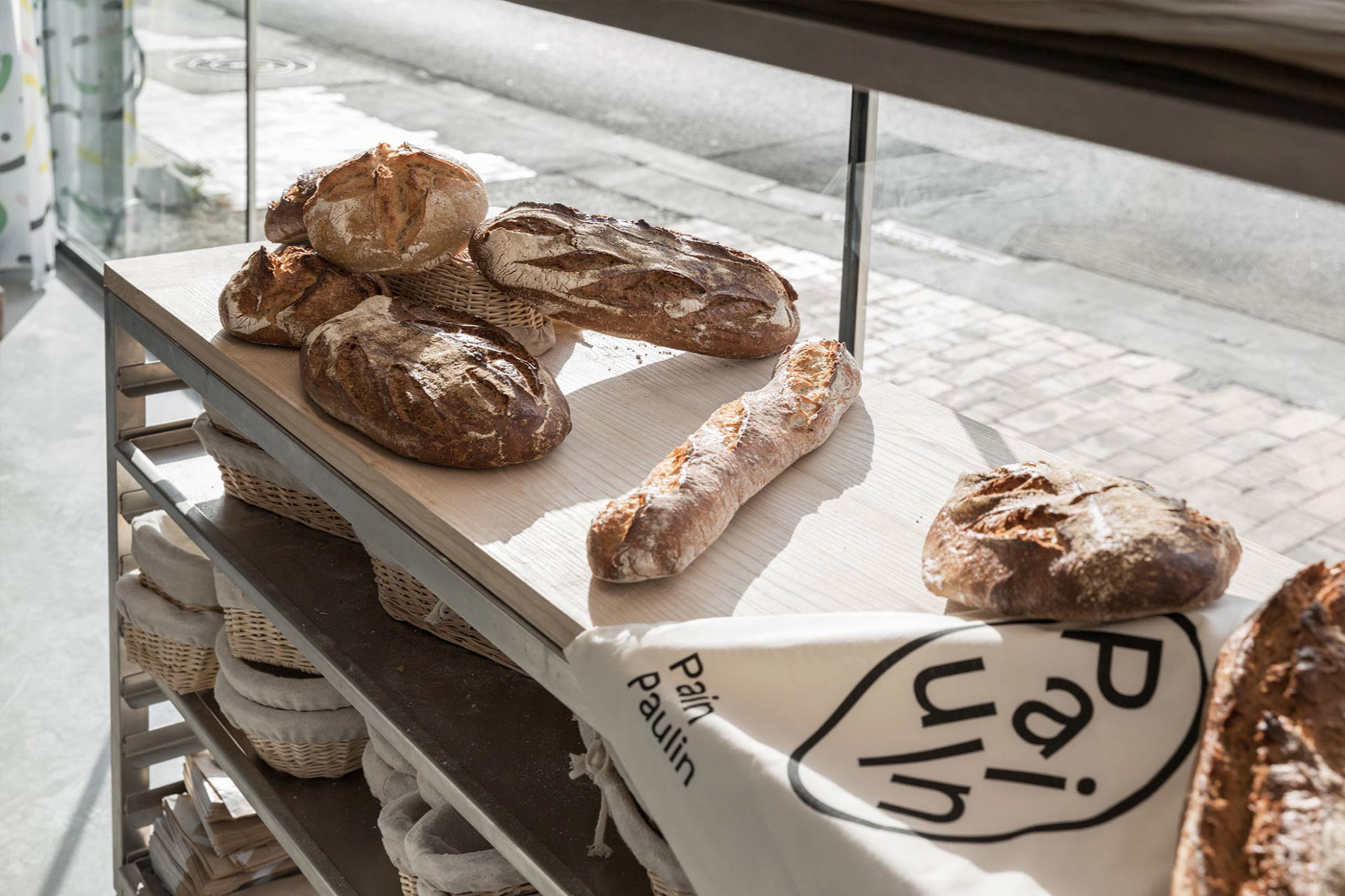 Pain Paulin —identity GR20 design graphique signaletique paris branding graphic fashion food drinks culture luxury architecture